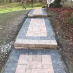 stone walkway by Hudson Valley Property Maintenance