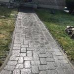 private home, Hudson Valley, NY, stone walkway and hardscape